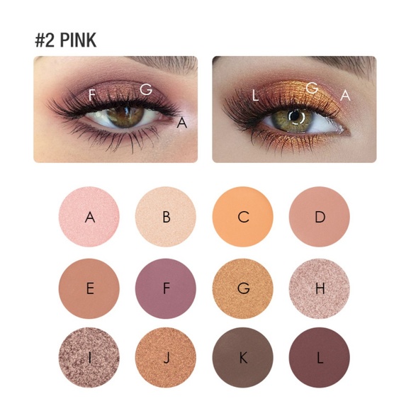 Focallure Pink Eye Shadow Palette - Picture 8 of 8